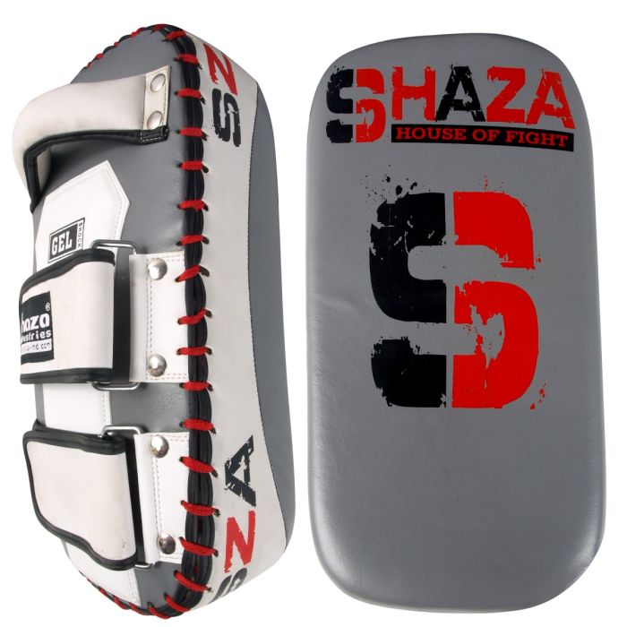 Shaza Curved Gell model Kick Pad Muay Thai Boxing Kick Boxing MMA Taekwondo Karate SI-6003