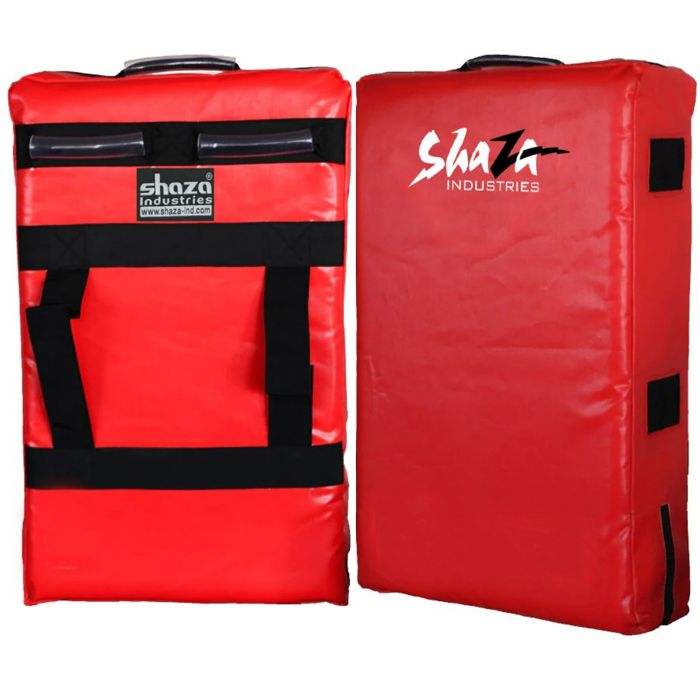 Shaza Kick Shield Straight Vinyl Mitt Muay Thai Boxing Kickboxing MMA Punching Bag Taekwondo Karate-SI-6018